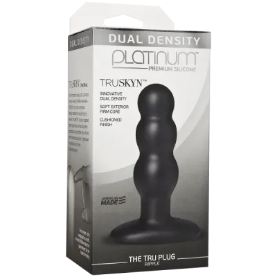 Platinum Truskyn Tru Plug Ripple Black