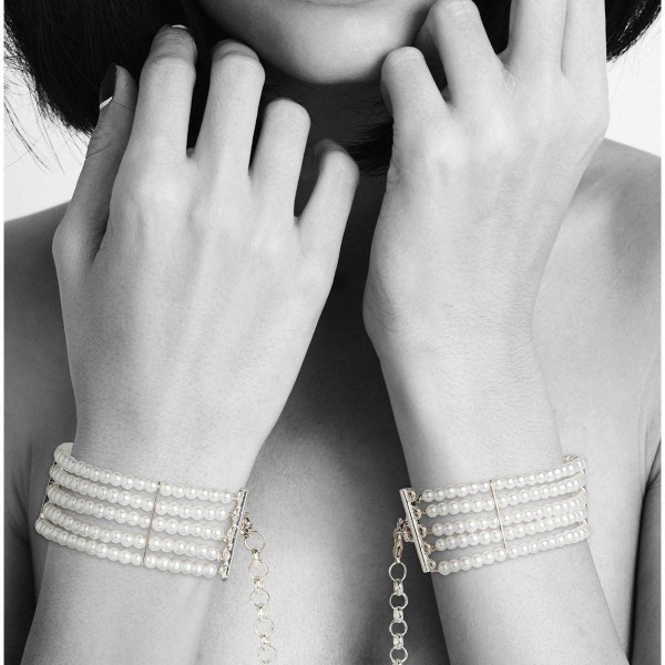 Bijoux Indiscrets Plaisir Nacre Pearl Cuffs