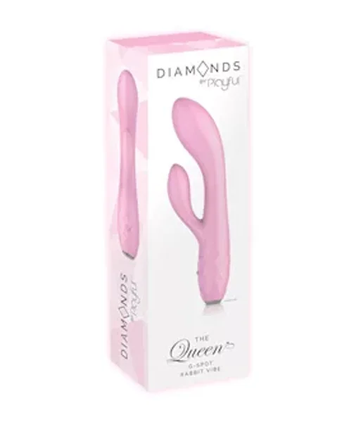Diamonds - The Queen G-Spot Rabbit Vibe (Pink) — image 14 of 14
