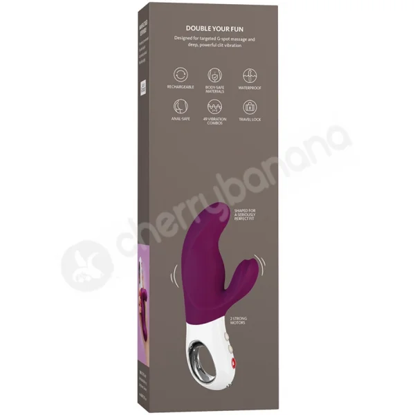 Fun Factory Miss Bi 49 Speed Purple Rabbit Vibrator