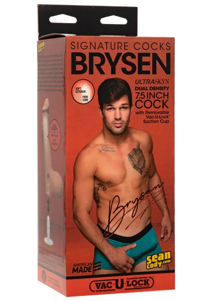 Signature Cocks - Brysen 7.5" ULTRASKYN™ Cock with Removable Vac-U-Lock™ Suction Cup