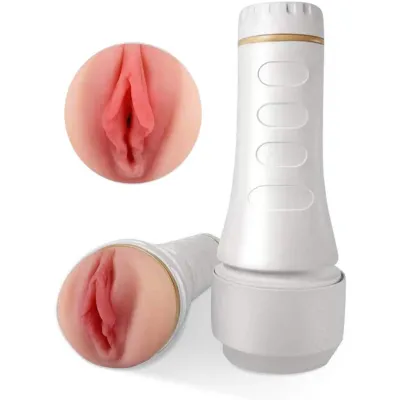 Male Masturbators Cup Sam Cup White