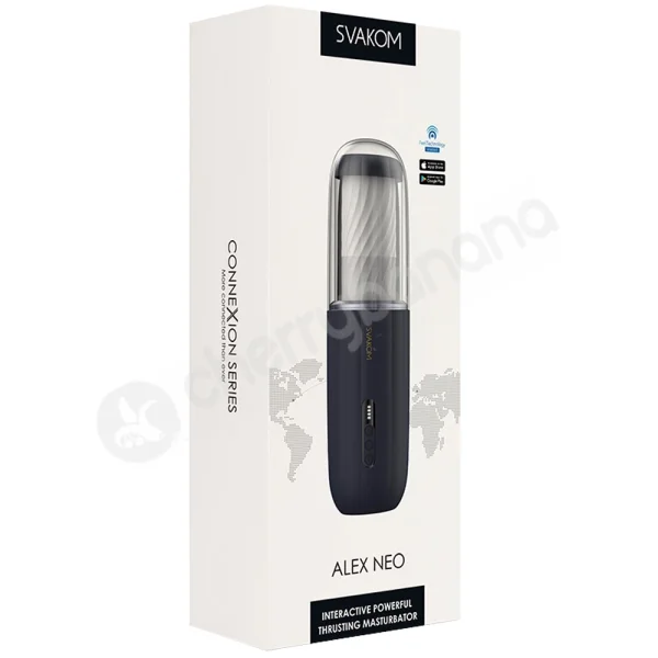 Svakom Alex Neo Connexion Series App-Controlled Interactive Experience Masturbator