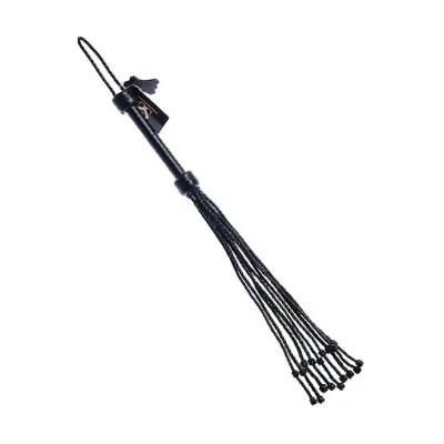 Bound X Mini Braided Leather Double Knot Flogger