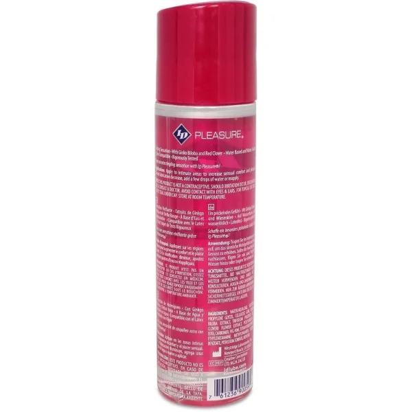 ID Pleasure Tingling - Water-Based Lube | 8.5oz (250ml)