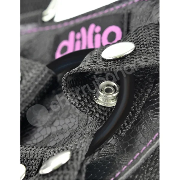 Dillio 6'' Pink Strap-on Suspender Harness Set