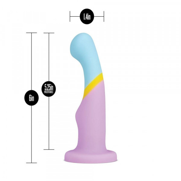 Blush Avant D14 Heart of Gold Silicone Dildo with Suction Cup