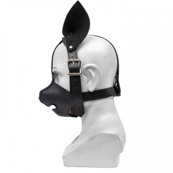 Bondara Top Dog Faux Leather Puppy Mask