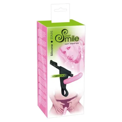 Silicone Strap on Pink 6 Inch