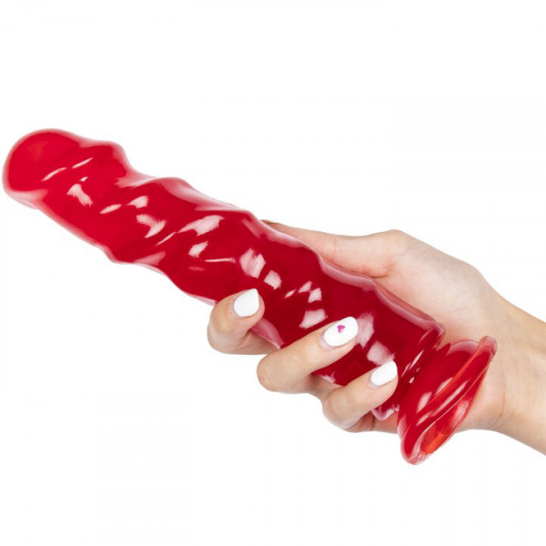 Bondara Nobbly Jobbly Red Suction Cup Dildo - 8.8 Inch — image 5 of 5
