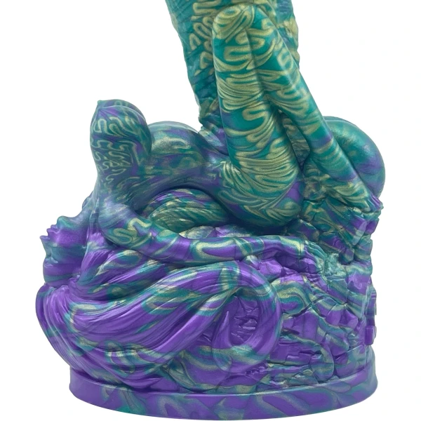 The Futanari 9.5" Silicone Fantasy G-Spot Dildo By Uberrime - Mardi Gras