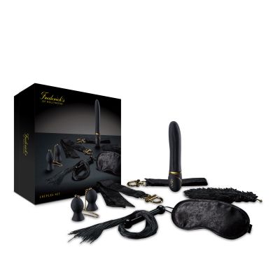 Fredericks Of Hollywood Rechargeable Vibrator and Deluxe Fetish Set