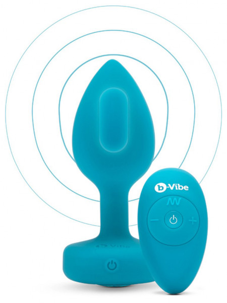 B-Vibe Vibrating Jewels Remote Control Plug S/M - various colours
