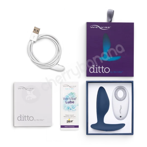 We-Vibe Ditto Remote & App Controlled Blue Butt Plug