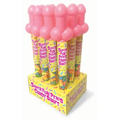 Super Fun Penis Cane Display 12 Count