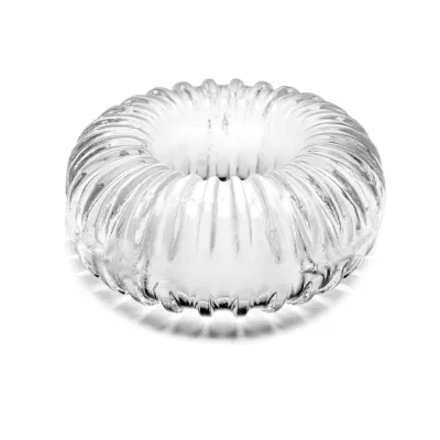 Perfect Fit Ribbed Ring Clear