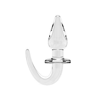 No8 Butt Plug 4 Inch Transparent