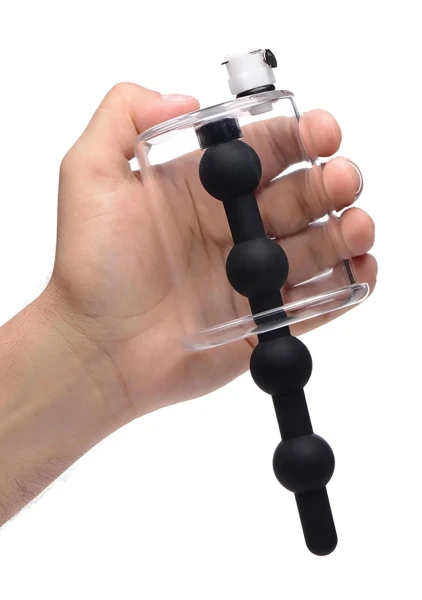 Tom of Finland Rosebud Cylinder with Beaded Silicone Insert — image 7 of 12