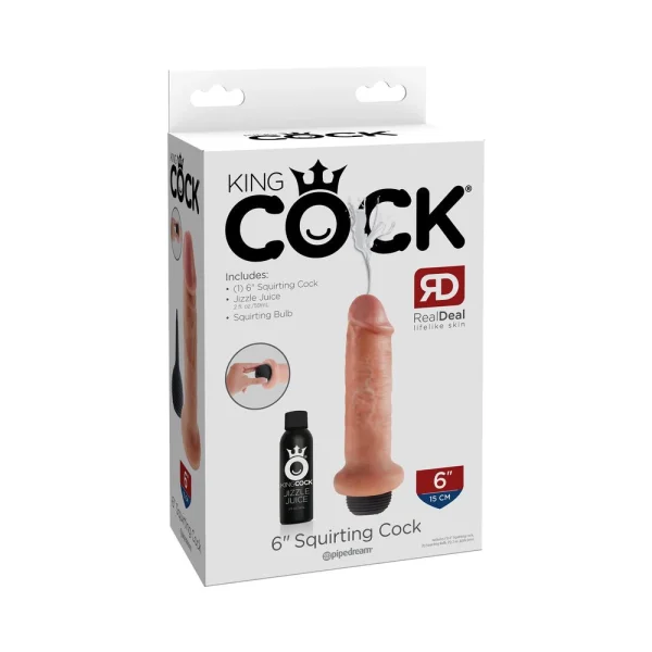 King Cock 6in Squirting Cock