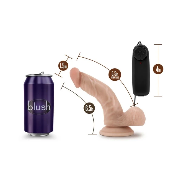 Dr. Skin - Dr. Ken - 6.5in Vibrating Cock With Suction Cup - Vanilla — image 10 of 12