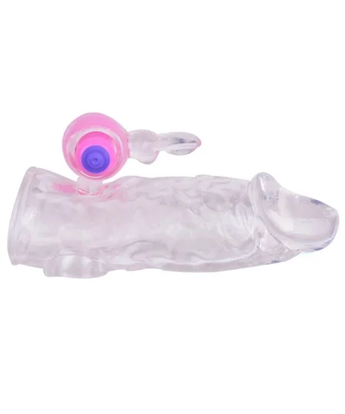 Clear Rabbit Vibrating Penis Extender — image 2 of 2