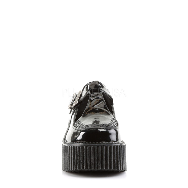 3 inches PF T-Strap Creeper w/Side Cutout & Buckle Detail — image 6 of 8