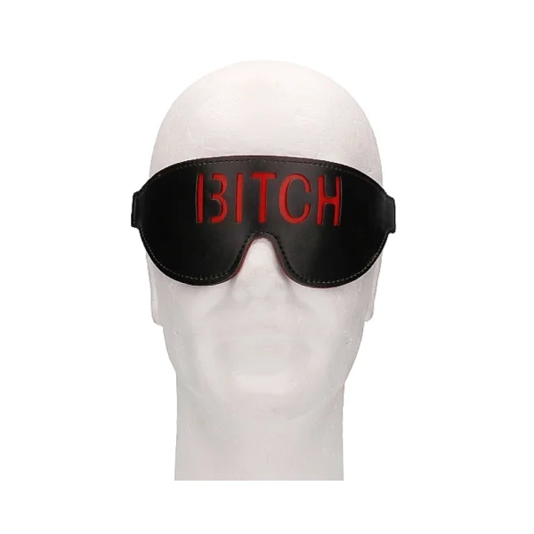 Ouch! Blindfold - Bitch - Black