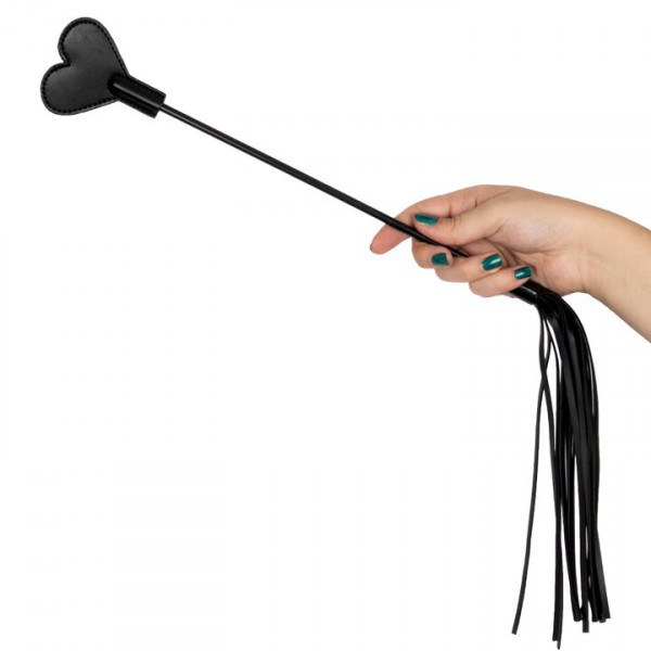 Bondara Ace of Hearts Double Ended Flogger And Crop - 24 Inch
