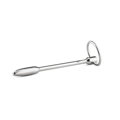 Sinner Gear Unbendable Solid Metal Dilator with Pulll Out Ring Metal 10 5 cm 4 Urethral Dilator