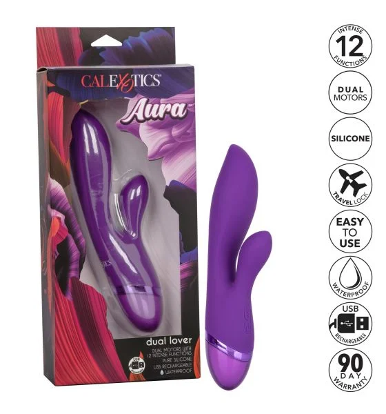 Aura Dual Lover Rechargeable Vibrator — image 20 of 23