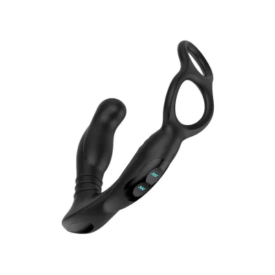 Nexus SIMUL8 Dual Motor Vibrating Prostate Massager with attached Cock Rings