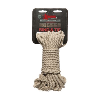 Bind Tie 6mm Hemp Bondage Rope 50ft Natural 50 Ft