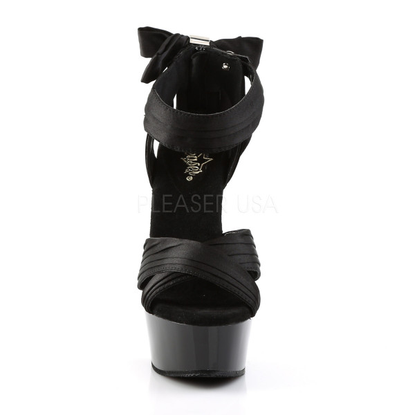 DELIGHT-668 - 6" Heel, 1 3/4" PF Criss-Cross Straps Close Back Sandal — image 6 of 8