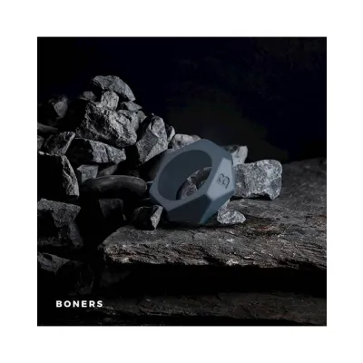 Boners Diamond Cock Ring Grey