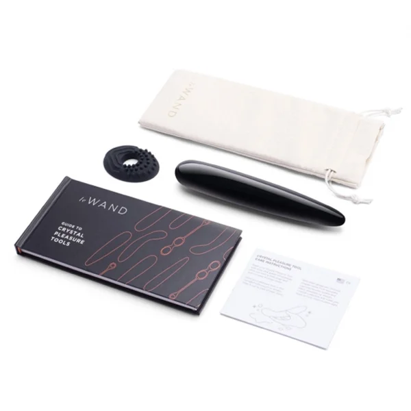 Le Wand Crystal Slim Wand Black Obsidian