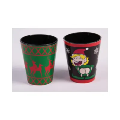 Christmas X rated Shot Glasses Set Of 4