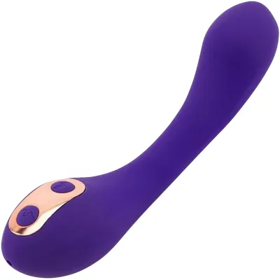 Libi XLR8 Silicone Flexible Rechargeable Waterproof G Spot Vibrator By Nu Sensuelle Deep Purple