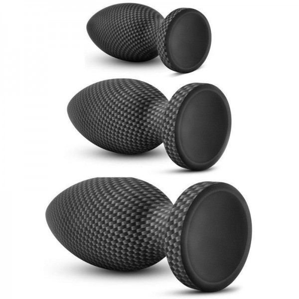 Spark Silicone Butt Plug With Carbon Fiber Design — image 4 of 13