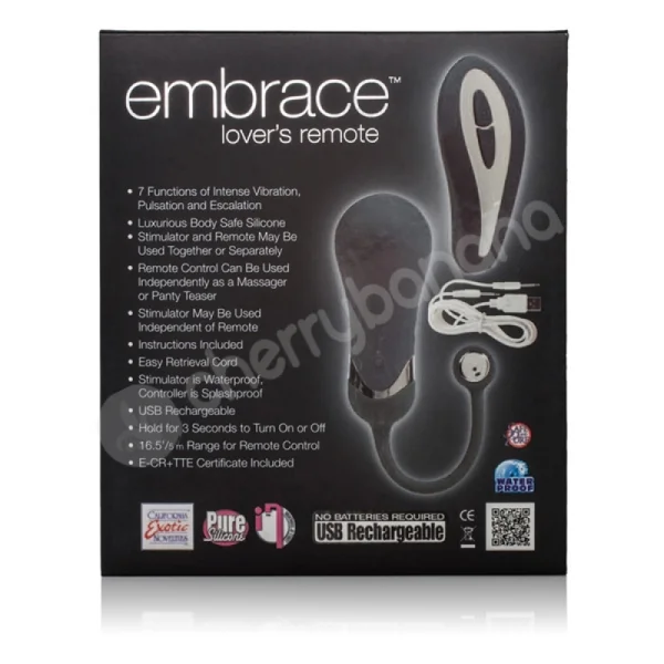 Embrace Lover's Remote Vibrating Stimulator