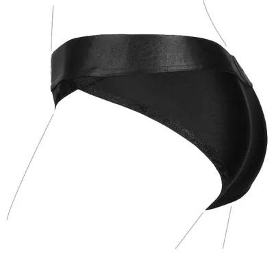 Ouch Black Vibrating Strap on Hipster