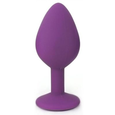 Silicone Jeweled Anal Plug Available In 3 Sizes