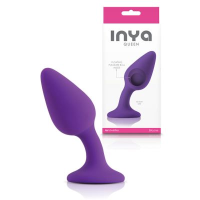 nsnovelties 4 7 Angled Weighted Silicone Butt Plug