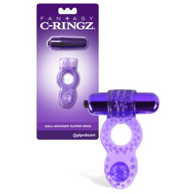 Pipedream Super Stretchy Vibrating Dual Cock Ring