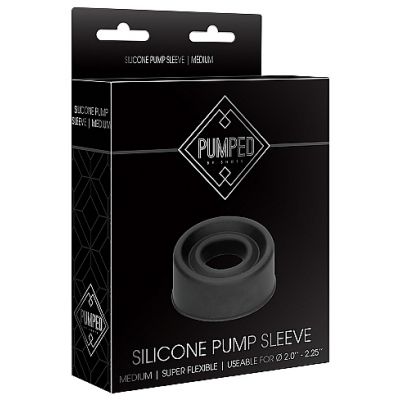 Silicone Pump Sleeve Medium Black