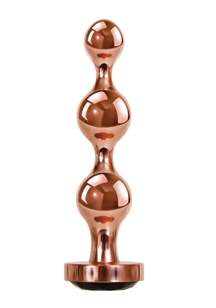 Gold Digger Metal Anal Beads - 1 Plug