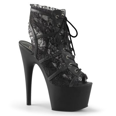 7 inches Heel 2 3 4 inches PF Open Toe Heel Bootie