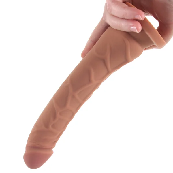 Dr. Skin Dr. Noah 8" Realistic Posable Silicone Dildo With Suction Cup By Blush - Caramel