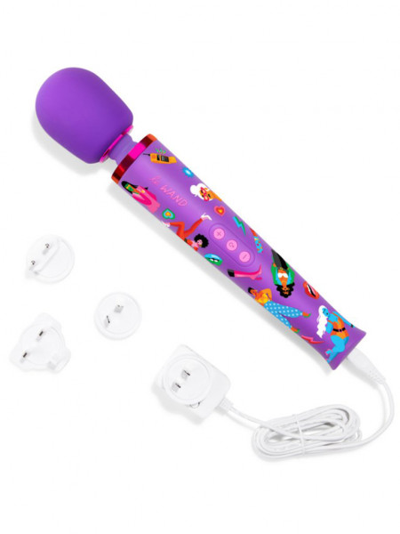 Feel My Power Jade Purple Brown Special Edition Massager - Le Wand