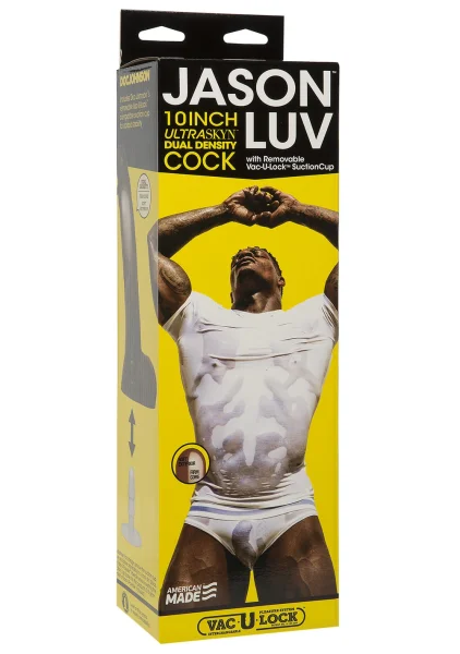 Signature Cocks - Jason Luv 10" ULTRASKYN™ Cock with Removable Vac-U-Lock™ Suction Cup