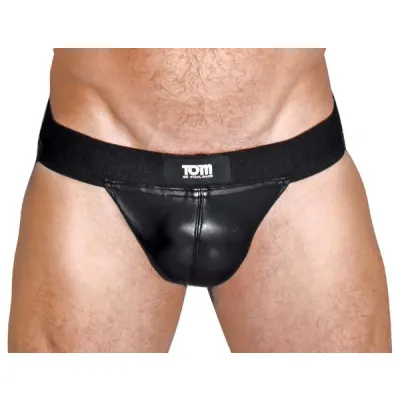 Tom Of Finland Leather Jockstrap S M Black